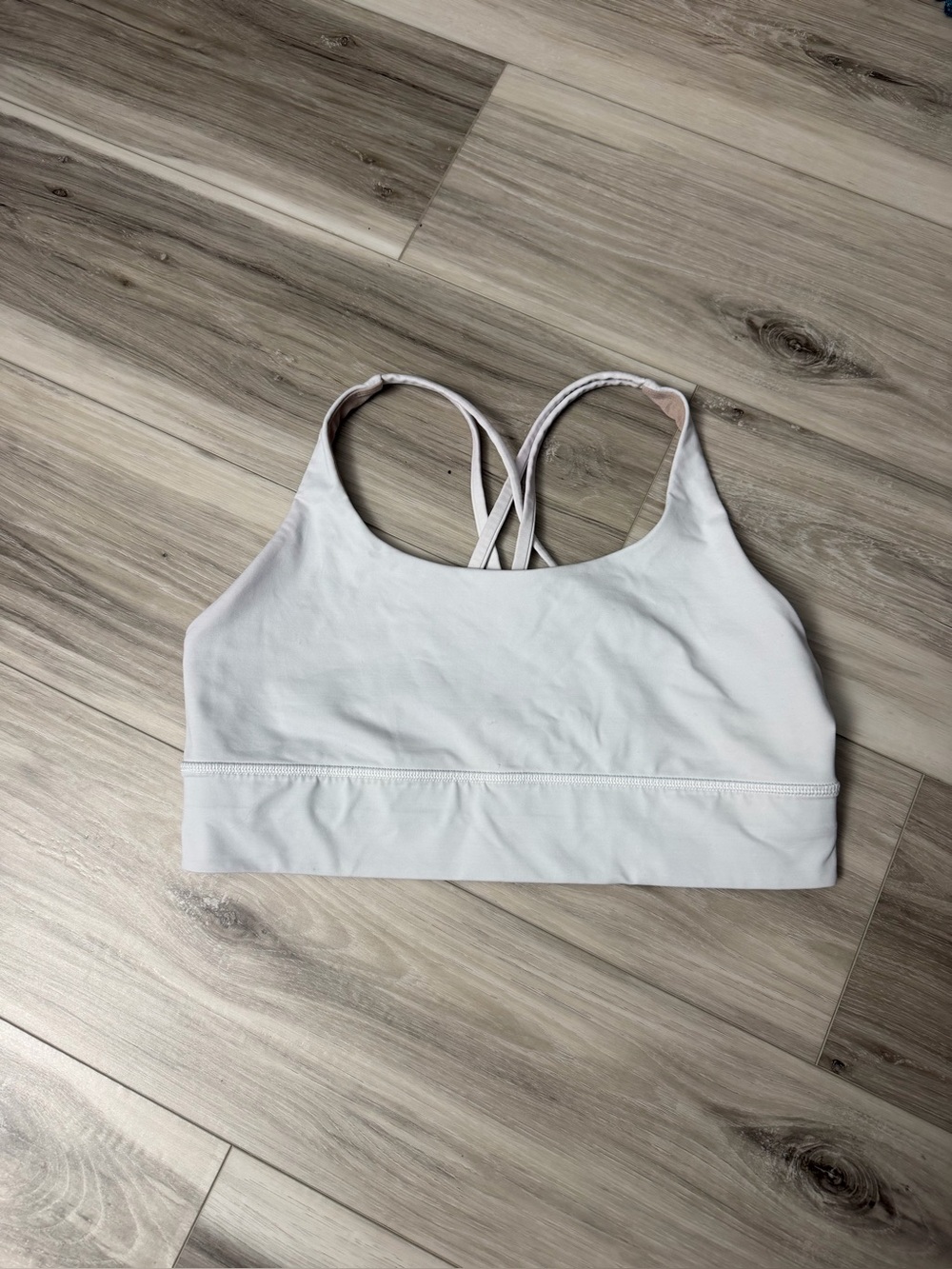 White Strappy Sports Bra - Women Intimates & Sleepwear SZ 12